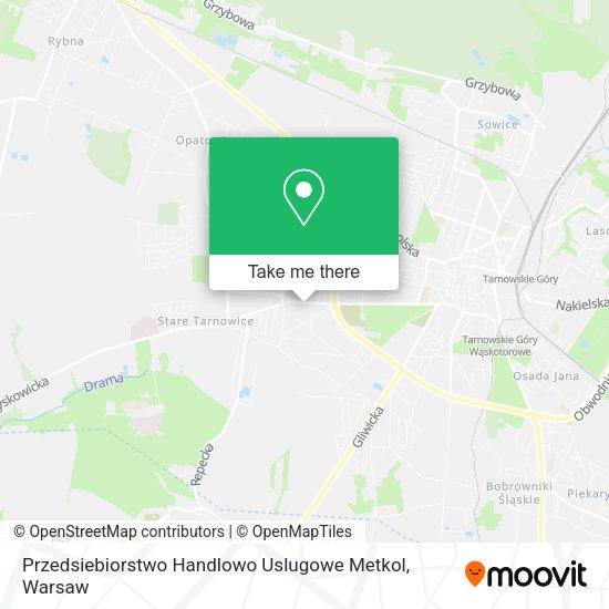 Przedsiebiorstwo Handlowo Uslugowe Metkol map