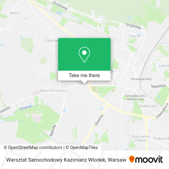 Карта Warsztat Samochodowy Kazimierz Wlodek