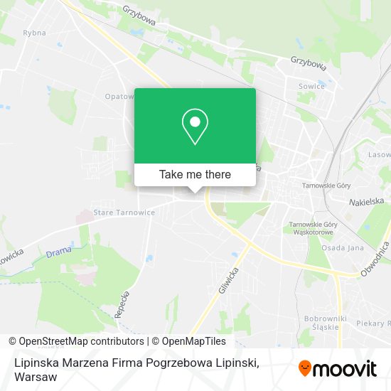 Lipinska Marzena Firma Pogrzebowa Lipinski map