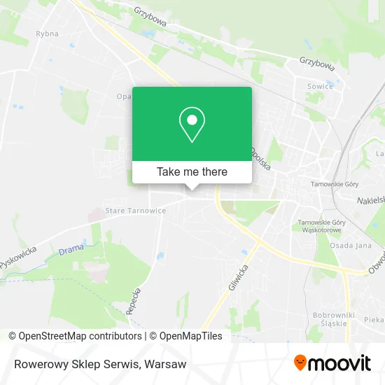 Rowerowy Sklep Serwis map