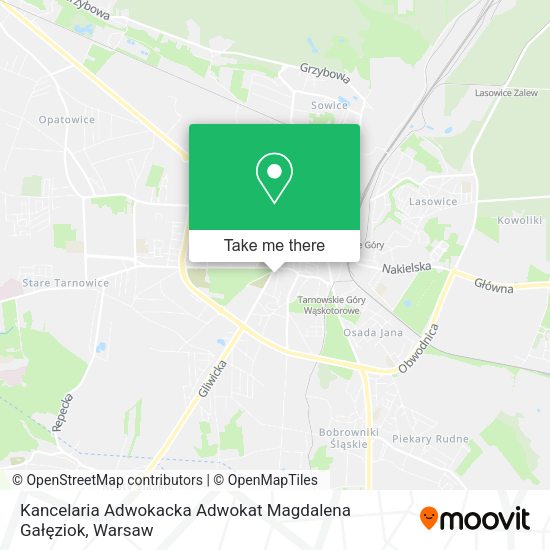 Kancelaria Adwokacka Adwokat Magdalena Gałęziok map