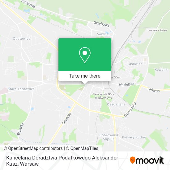 Kancelaria Doradztwa Podatkowego Aleksander Kusz map