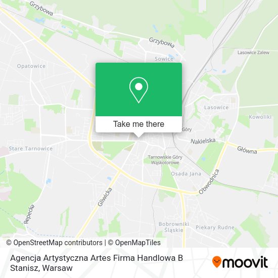 Agencja Artystyczna Artes Firma Handlowa B Stanisz map