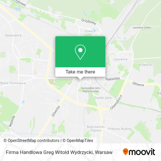 Карта Firma Handlowa Greg Witold Wydrzycki