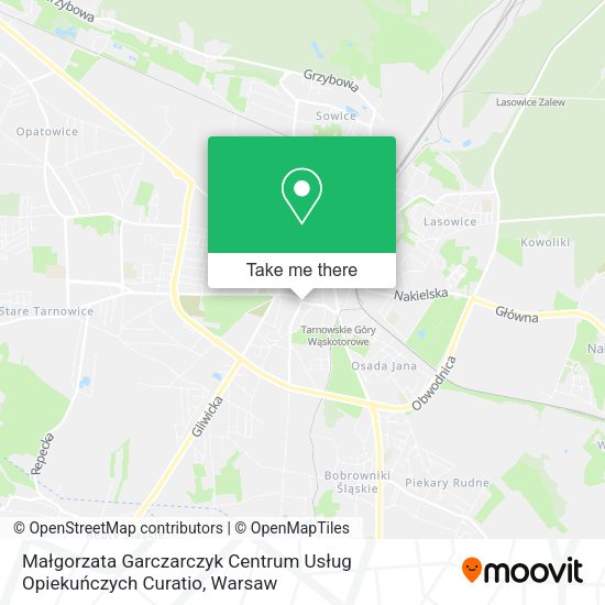 Małgorzata Garczarczyk Centrum Usług Opiekuńczych Curatio map