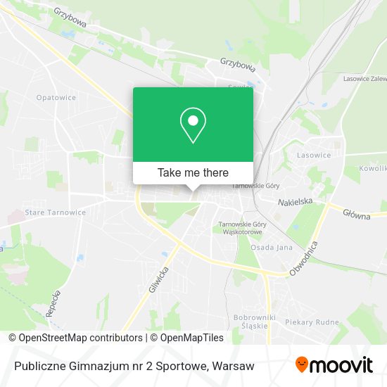 Publiczne Gimnazjum nr 2 Sportowe map