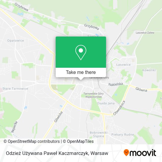 Odzież Używana Paweł Kaczmarczyk map