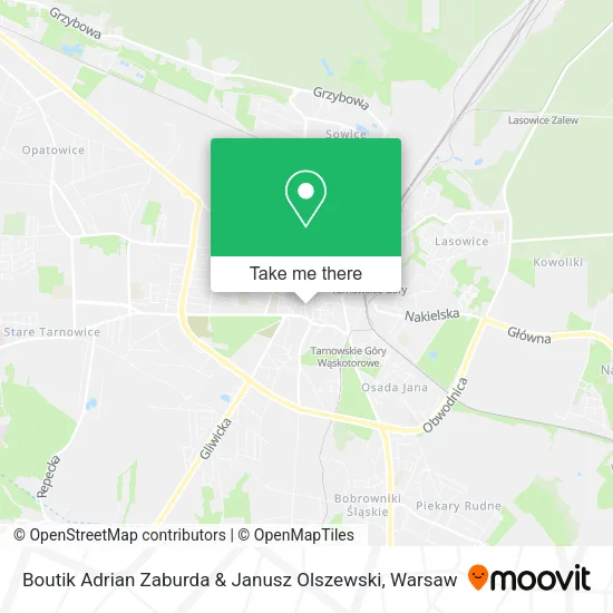 Карта Boutik Adrian Zaburda & Janusz Olszewski