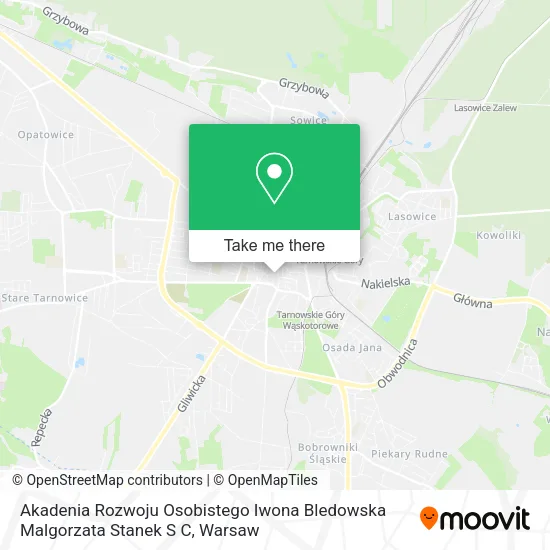 Карта Akadenia Rozwoju Osobistego Iwona Bledowska Malgorzata Stanek S C