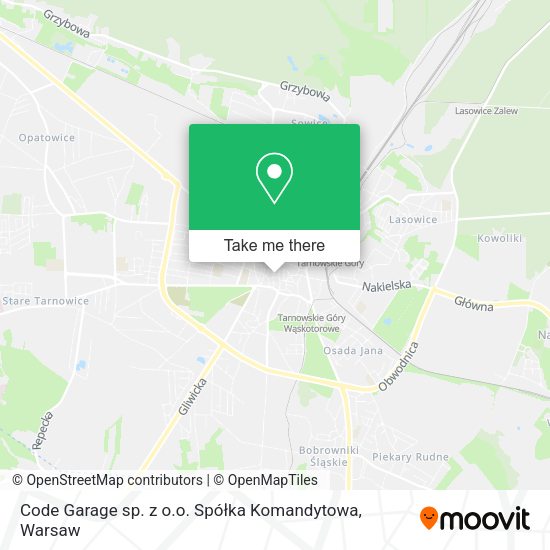 Code Garage sp. z o.o. Spółka Komandytowa map