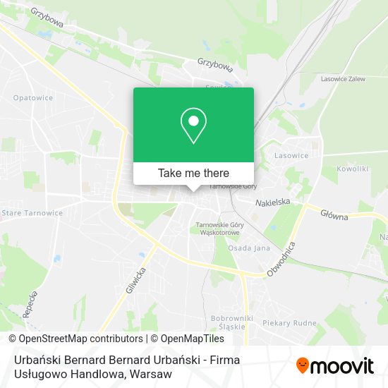 Urbański Bernard Bernard Urbański - Firma Usługowo Handlowa map