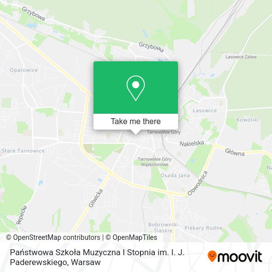 Państwowa Szkoła Muzyczna I Stopnia im. I. J. Paderewskiego map