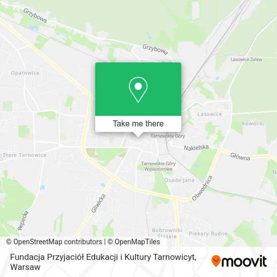 Карта Fundacja Przyjaciół Edukacji i Kultury Tarnowicyt