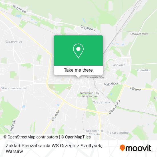 Zaklad Pieczatkarski WS Grzegorz Szoltysek map