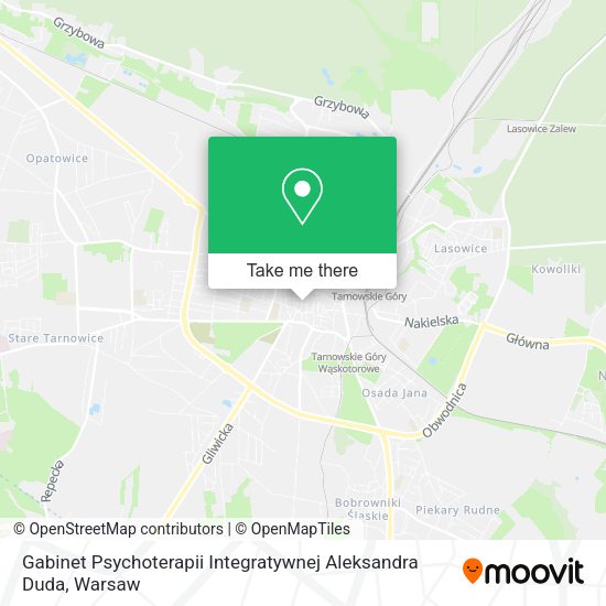 Gabinet Psychoterapii Integratywnej Aleksandra Duda map