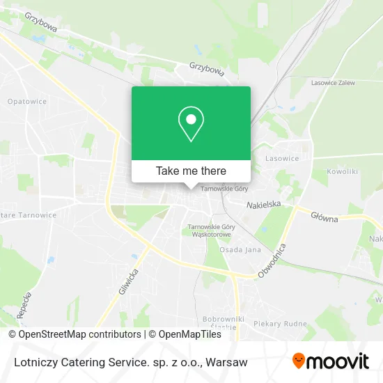 Карта Lotniczy Catering Service. sp. z o.o.