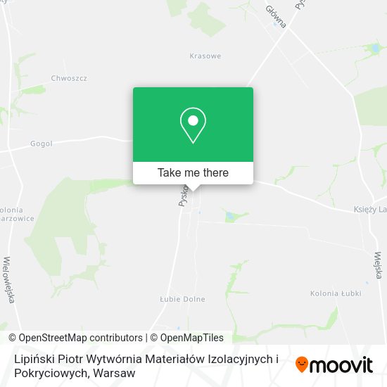 Lipiński Piotr Wytwórnia Materiałów Izolacyjnych i Pokryciowych map