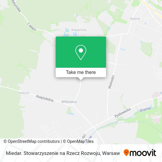 Miedar. Stowarzyszenie na Rzecz Rozwoju map