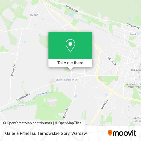 Galeria Fitnessu Tarnowskie Góry map