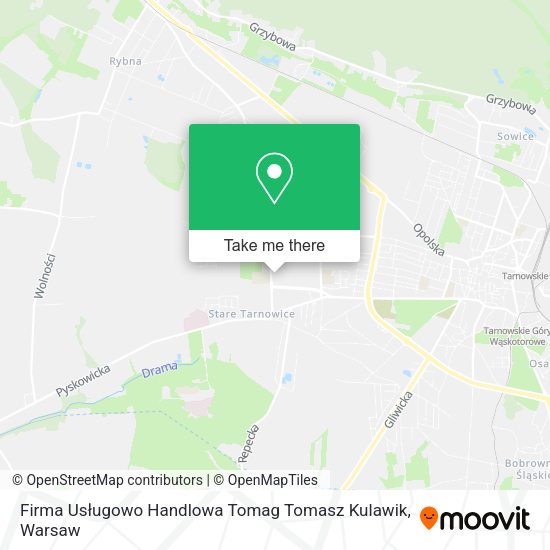 Firma Usługowo Handlowa Tomag Tomasz Kulawik map