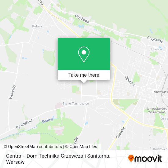 Central - Dom Technika Grzewcza i Sanitarna map