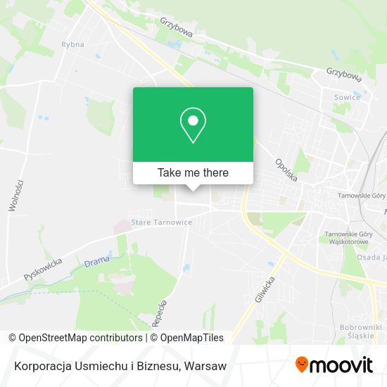 Korporacja Usmiechu i Biznesu map