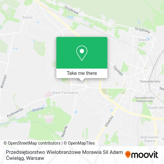 Przedsiębiorstwo Wielobranżowe Morawia Sil Adam Ćwieląg map