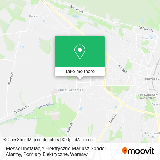 Карта Messel Instalacje Elektryczne Mariusz Sondel. Alarmy, Pomiary Elektryczne