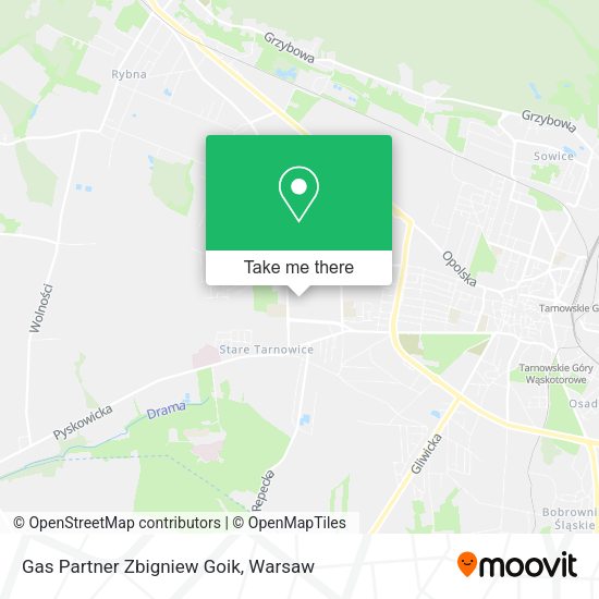 Gas Partner Zbigniew Goik map