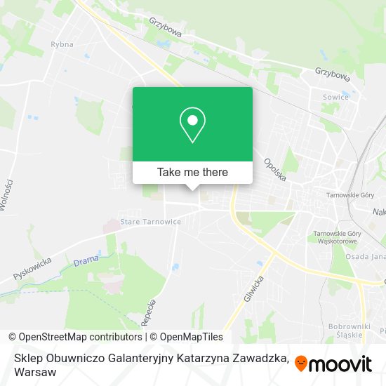 Sklep Obuwniczo Galanteryjny Katarzyna Zawadzka map