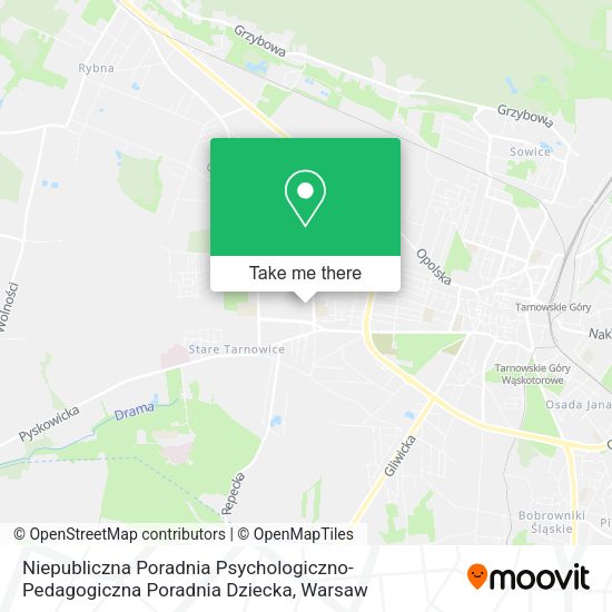 Niepubliczna Poradnia Psychologiczno-Pedagogiczna Poradnia Dziecka map