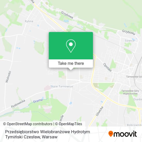 Przedsiębiorstwo Wielobranżowe Hydrotym Tymiński Czesław map