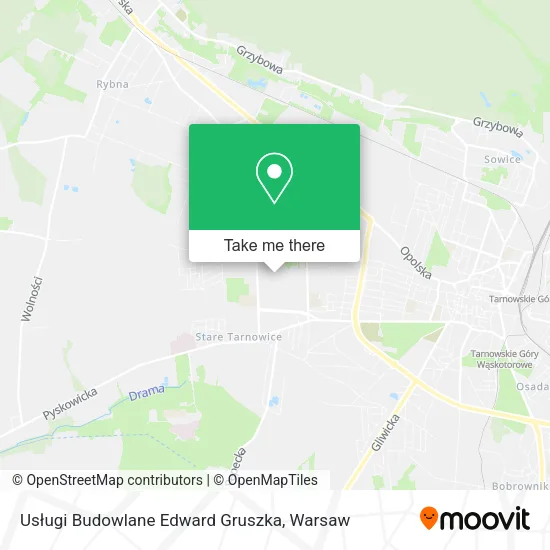 Карта Usługi Budowlane Edward Gruszka