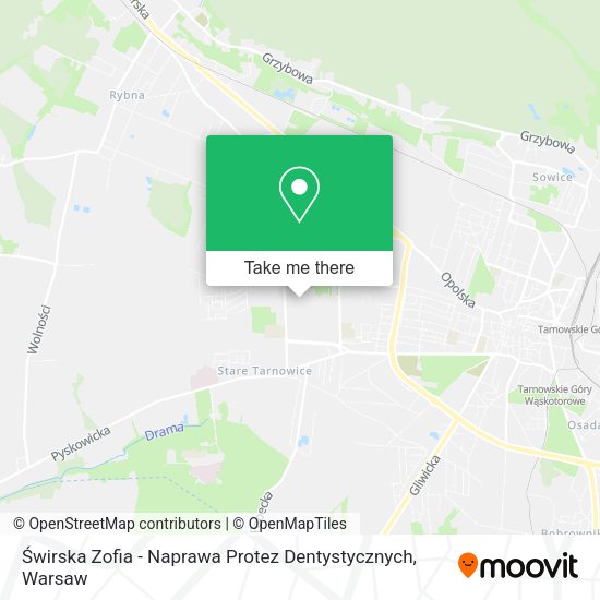 Świrska Zofia - Naprawa Protez Dentystycznych map