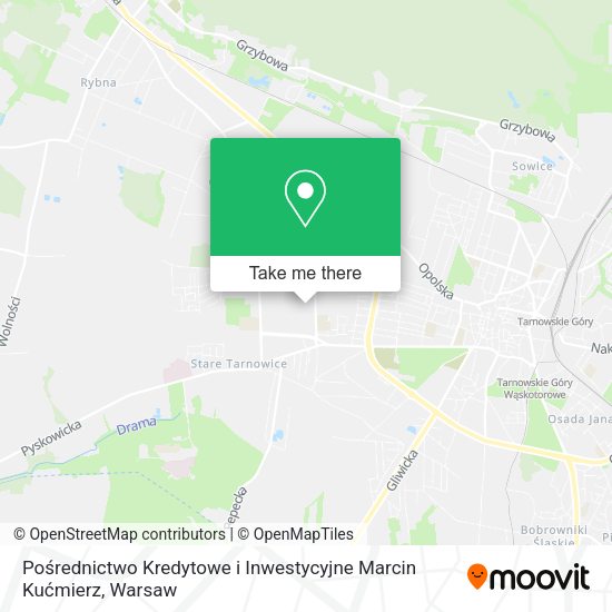 Pośrednictwo Kredytowe i Inwestycyjne Marcin Kućmierz map