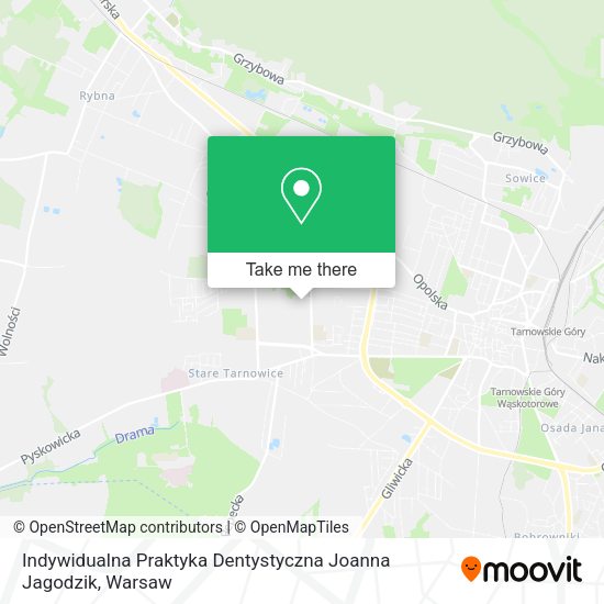 Indywidualna Praktyka Dentystyczna Joanna Jagodzik map