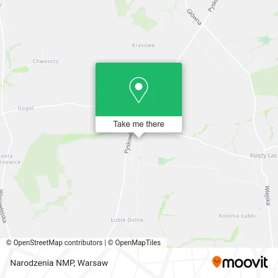 Карта Narodzenia NMP