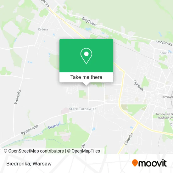Biedronka map