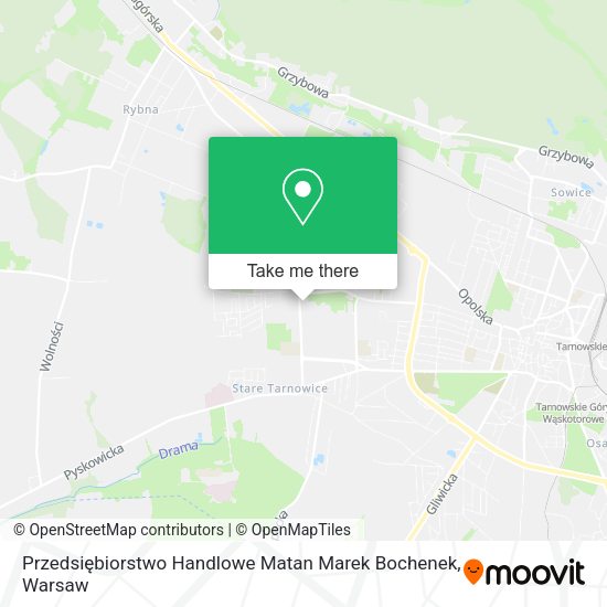 Przedsiębiorstwo Handlowe Matan Marek Bochenek map