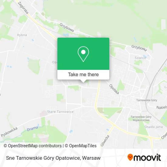 Карта Sne Tarnowskie Góry Opatowice