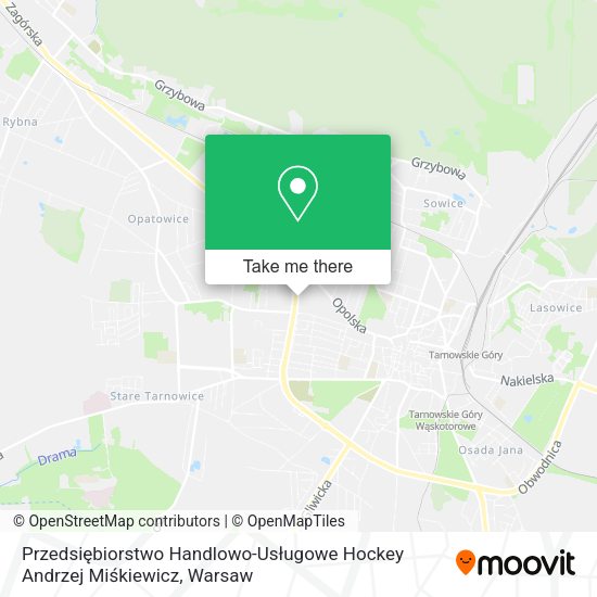 Przedsiębiorstwo Handlowo-Usługowe Hockey Andrzej Miśkiewicz map