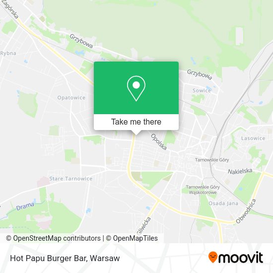 Hot Papu Burger Bar map