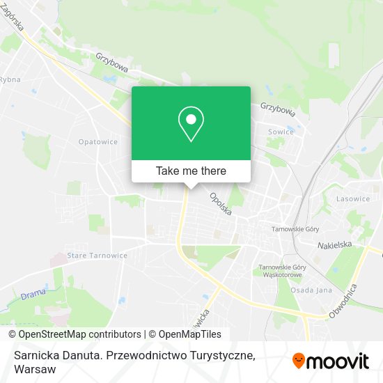 Sarnicka Danuta. Przewodnictwo Turystyczne map