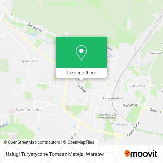 Uslugi Turystyczne Tomasz Mateja map