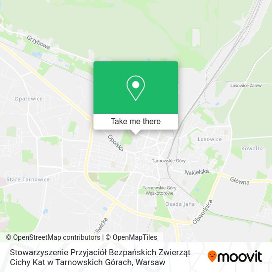 Stowarzyszenie Przyjaciół Bezpańskich Zwierząt Cichy Kat w Tarnowskich Górach map