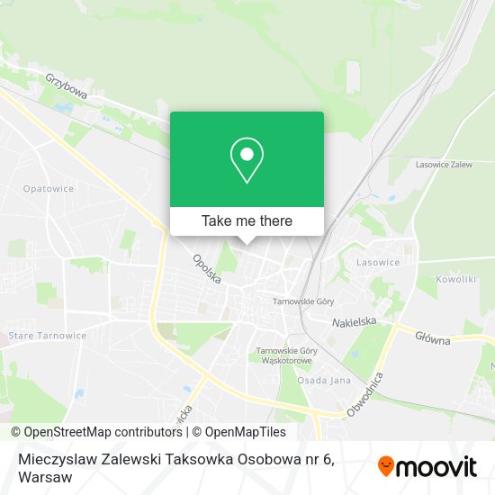 Mieczyslaw Zalewski Taksowka Osobowa nr 6 map