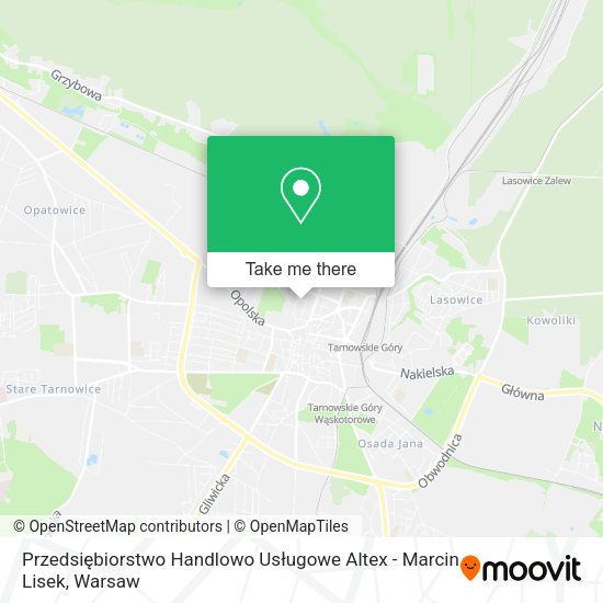 Przedsiębiorstwo Handlowo Usługowe Altex - Marcin Lisek map