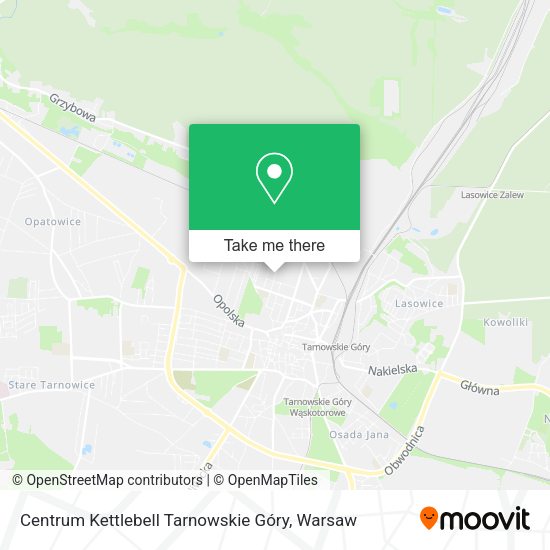 Centrum Kettlebell Tarnowskie Góry map