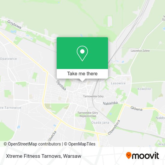 Xtreme Fitness Tarnows map