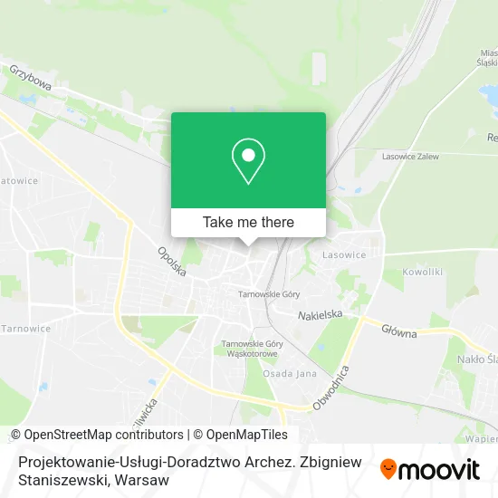 Карта Projektowanie-Usługi-Doradztwo Archez. Zbigniew Staniszewski